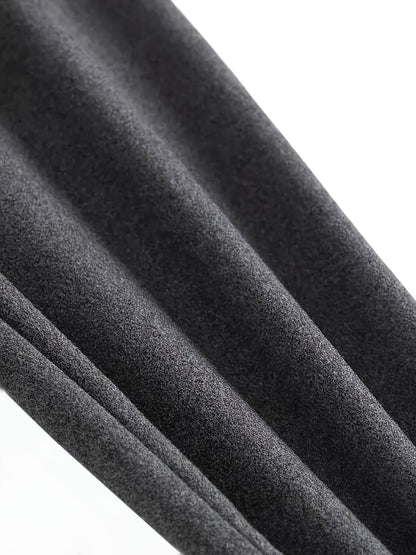 4 Pcs Kids' Thermal Pants Set - Solid Color Knit Fabric, Medium Stretch, Long Length, Mid-Rise Waist, Unisex, for Autumn/Winter - Hiccupzz