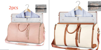 Large-Capacity Waterproof Travel Duffle Bag for Women – Foldable Clothes Tote