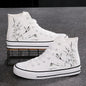 High-top Canvas Shoes Chinese Style National Fashion Ink Bamboo Leisure Couple Sneakers - Hiccupzz