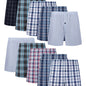 JupiterSecret Men's Woven Boxer Shorts - 6/10-Pack, Elastic Waistband, Random Colors - Hiccupzz