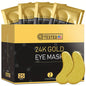 24k Gold Under Eye Patches (25 Pairs/Box) – Collagen Eye Masks for Firming and Moisturizing Skin Care - Hiccupzz