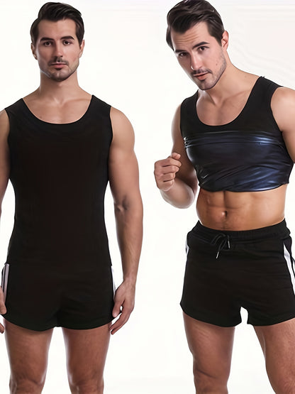 Unisex Compression Body Shaper Top - Slimming Chest & Abdomen Vest - Hiccupzz