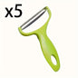 Multi-Functional Vegetable Slicer, Shredder & Peeler - Metal & Plastic Salad Cutter for Cabbage, Lettuce, Carrots - Hiccupzz
