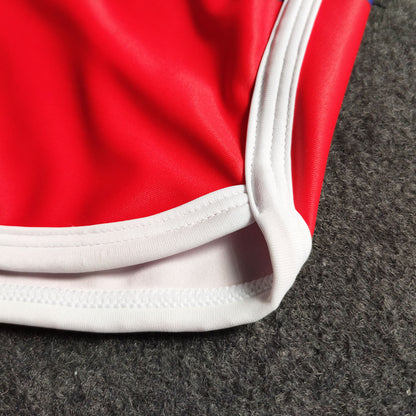 Men's New Sports Open Colorful Stripes Flat Sports Shorts - Hiccupzz