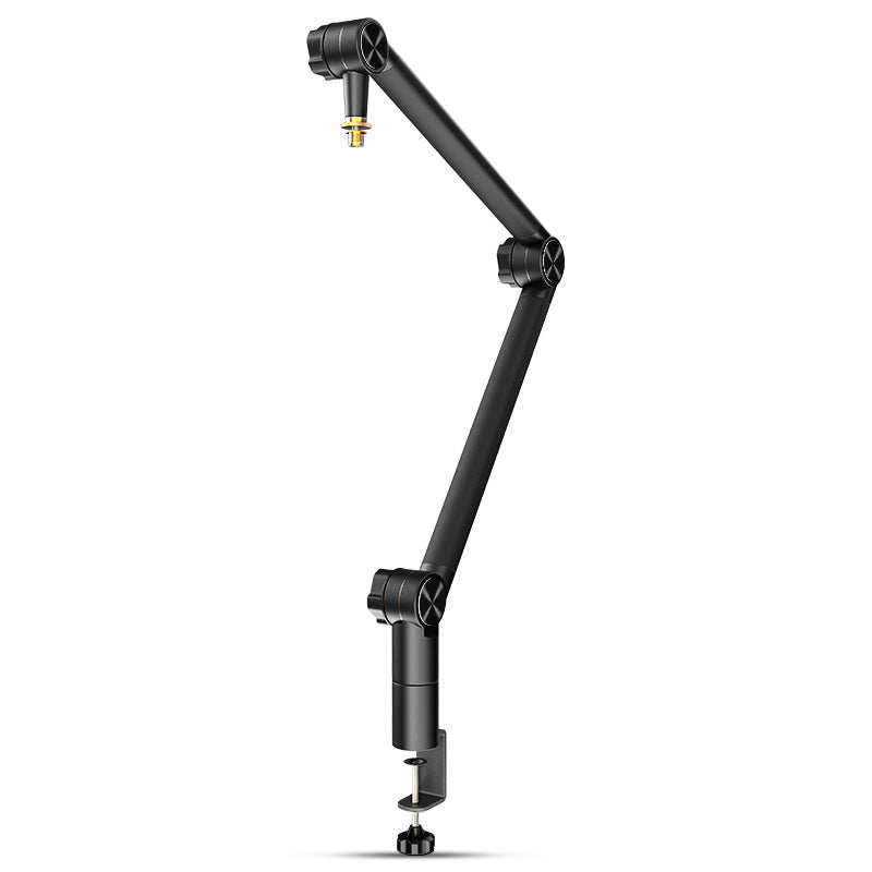 Desktop Microphone Stand - Universal Folding Cantilever for Live Broadcast & Karaoke