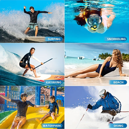 Waterproof Phone Pouch – 3D Design, Clear Dry Bag for 8-Inch Smartphones with Neck Strap - Hiccupzz