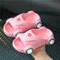 Kids Glowing Slippers Cartoon Car Sandals Children Sandals Anti Slip Boys Girls Luminous Slippers Summer Beach Shoes - Hiccupzz