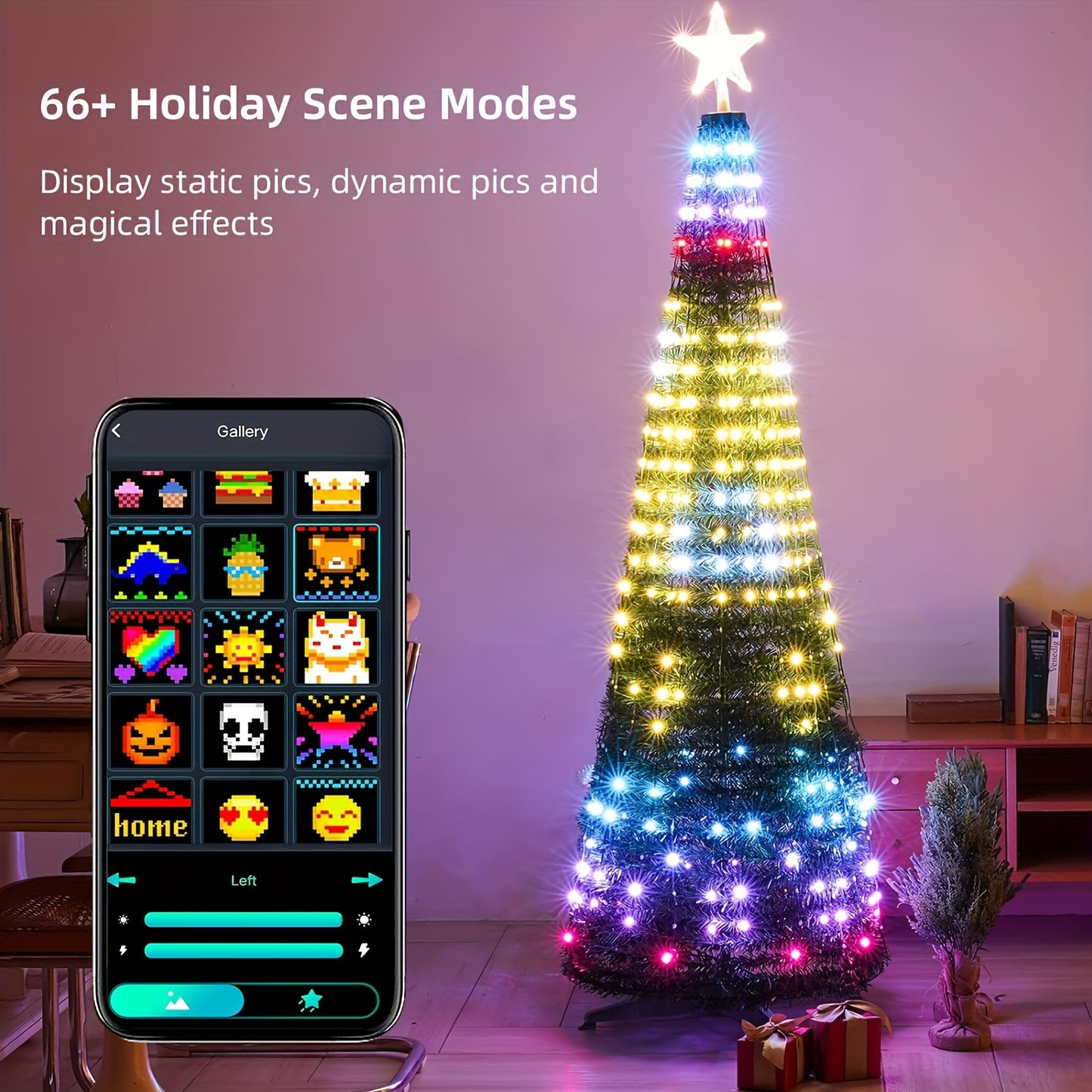 6 Ft (1.8m) Intelligent Christmas Tree Lamp