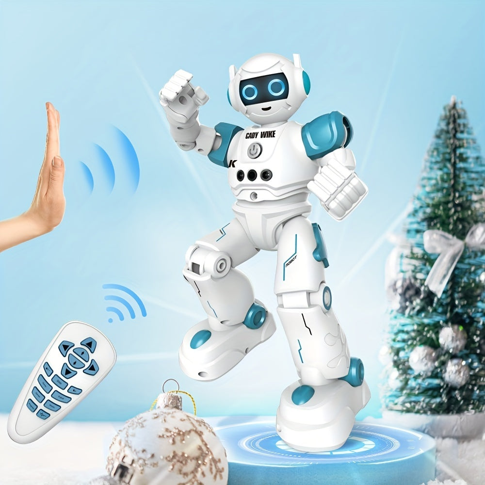 RC Robot Toys for Kids - Remote Control Gesture-Sensing, Programmable Dancing, Walking, Singing Intelligent Robot, Rechargeable, for 8+ Years