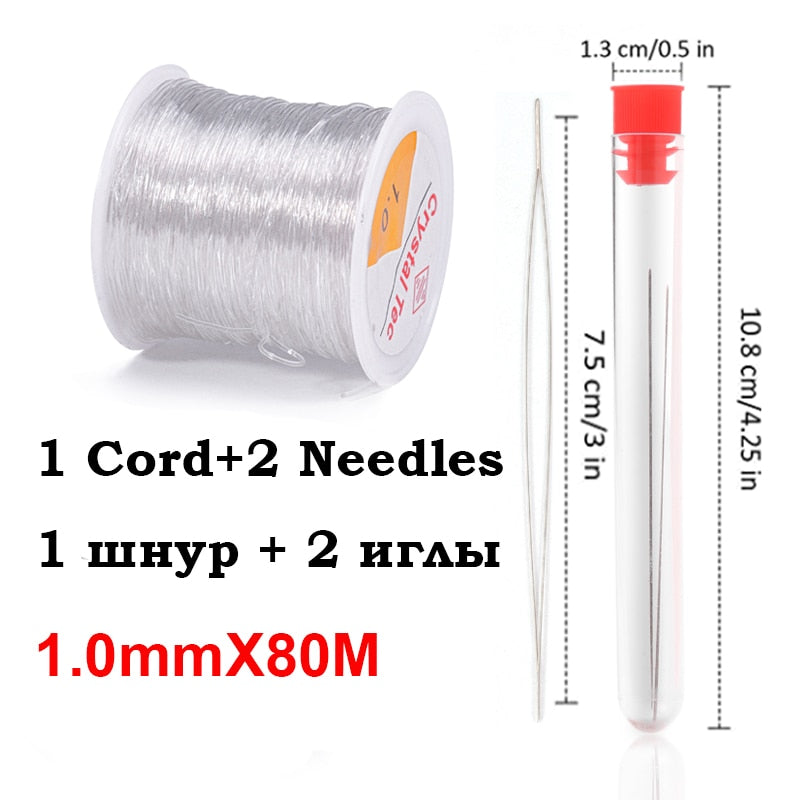 100M Plastic Crystal for DIY Beading Stretch Cords