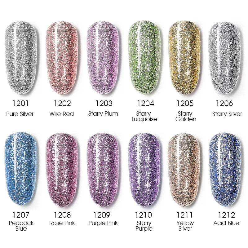 Nail Gel Polish 12ml Gorgeous Color