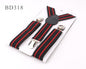 New Adjustable Kids Suspenders Elastic Striped Suspender Candy Color Children Braces Wedding Accessories Girls Boys Straps - Hiccupzz