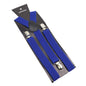Solid Color Elastic Leather Suspenders Braces Men Women Black Blue Red Adjustable Straps For Wedding Suit Skirt Accessories Gift - Hiccupzz