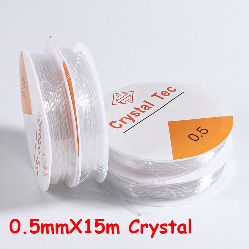 100M Plastic Crystal for DIY Beading Stretch Cords