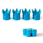 4 Pcs New Arrive Colorful Aluminum Crown Car Tire Valve Stem Caps - Hiccupzz