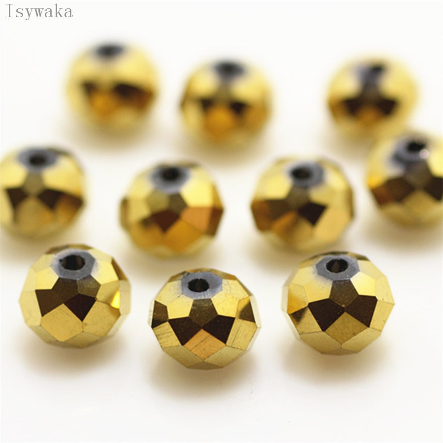 Multicolor 3*4mm,4*6mm,6*8mm Austria faceted Crystal Glass Beads for Jewelry Making