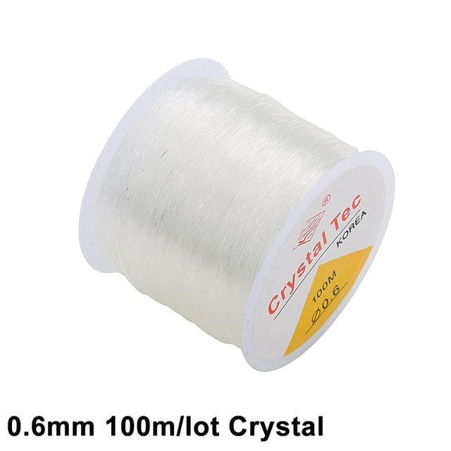 100M Plastic Crystal for DIY Beading Stretch Cords