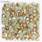 Multicolor 100pcs 4mm Bicone Austria Crystal Beads for DIY Jewelry Making - Hiccupzz