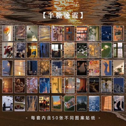 50 sheets Landscape rose ins  Scrapbooking Decorative Stickers - Hiccupzz