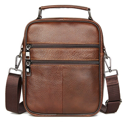 Men Genuine Leather Shoulder Bag - Hiccupzz