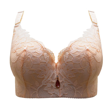 FallSweet  Push Up Lace Bras for Women Sexy Plus Size Brassiere Comfort Underwear Female wide straps on the back sutian feminino - Hiccupzz
