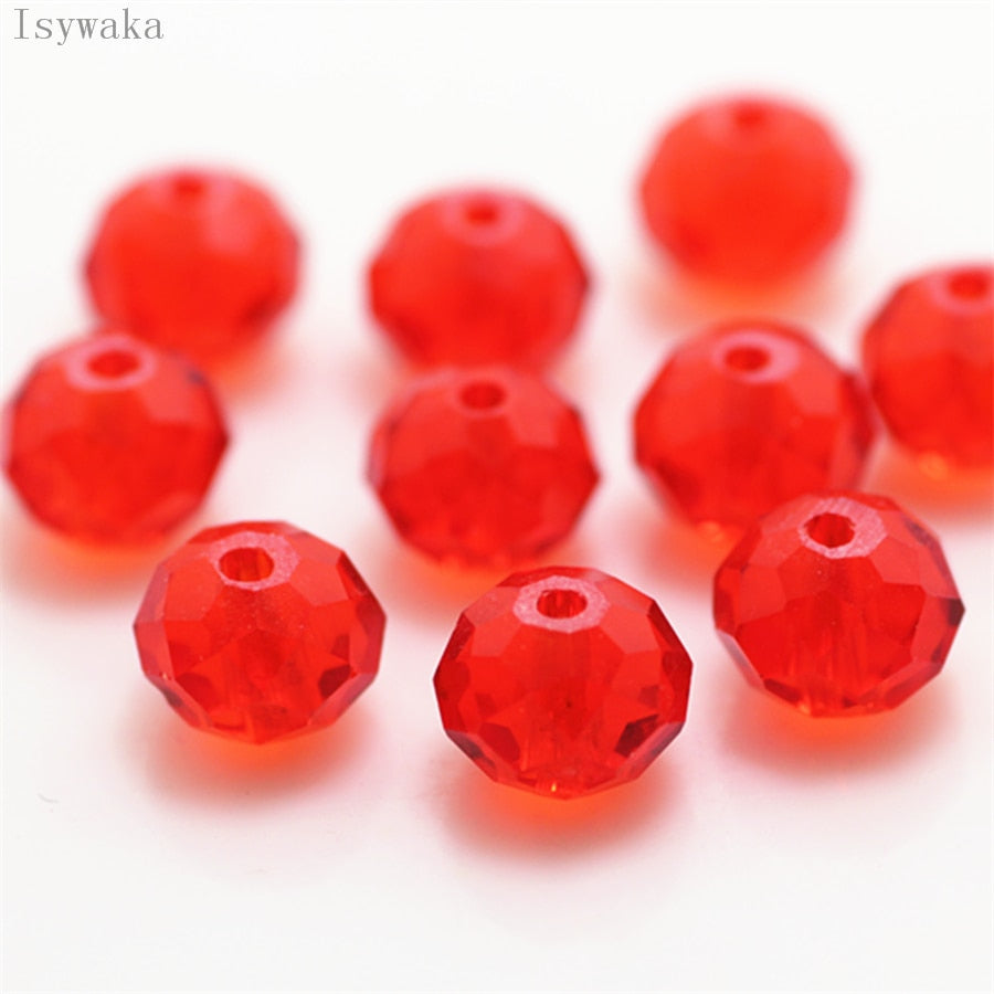 Multicolor 3*4mm,4*6mm,6*8mm Austria faceted Crystal Glass Beads for Jewelry Making