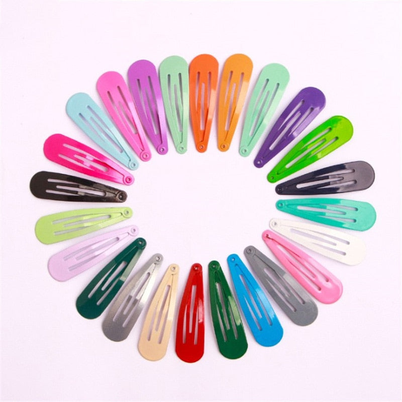 50Pcs/Lot Korean Style Girls Cartoon Hairclip