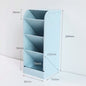 Creative Multifunctional 4 Grid Desktop Organizer Pen Holder Makeup Storage Box School Office Accessories Stationery - Hiccupzz