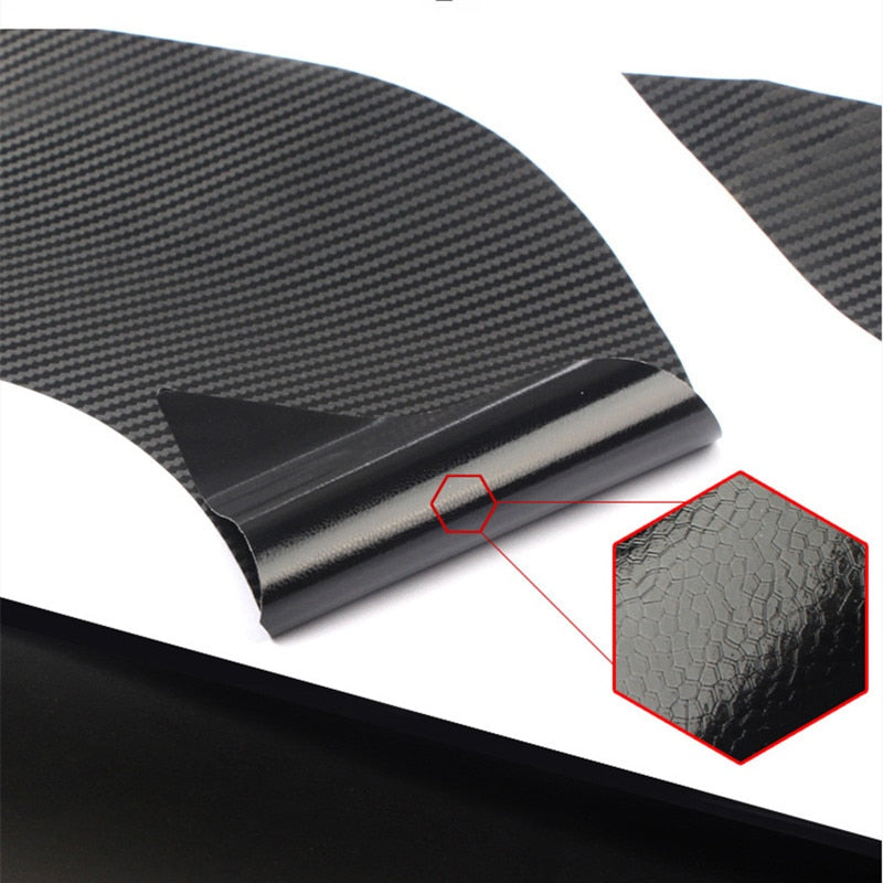 4Pcs/Set Car Door Carbon Fiber Scratches Resistant Cover