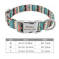Personalized Dog Accessories Collar Nylon Printed Pet Puppy Collar Dog ID Collars Free Engraved ID for Small Medium Large Dogs - Hiccupzz