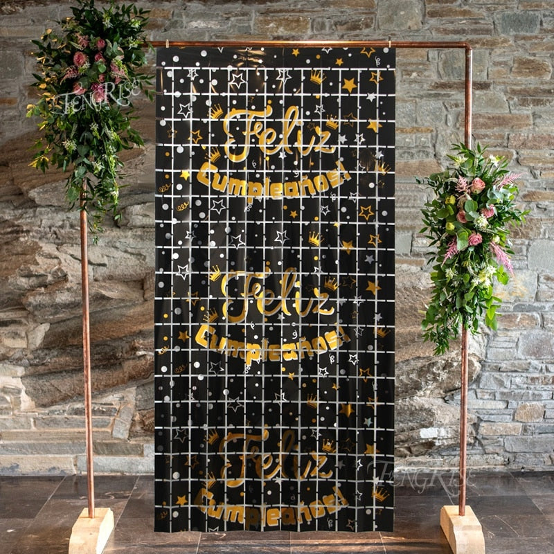 Party Background Glitter Backdrop