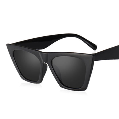 Woman Sunglasses Black Cat Eye Brand Designer - Hiccupzz