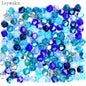 Multicolor 100pcs 4mm Bicone Austria Crystal Beads for DIY Jewelry Making - Hiccupzz