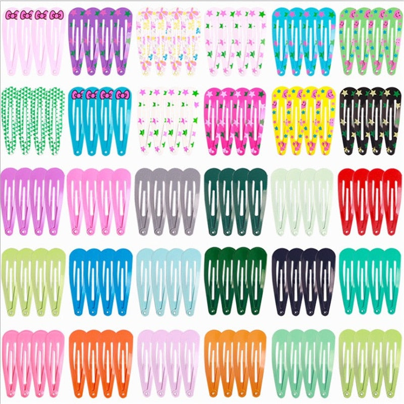 50Pcs/Lot Korean Style Girls Cartoon Hairclip