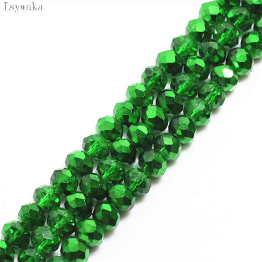 Multicolor 3*4mm,4*6mm,6*8mm Austria faceted Crystal Glass Beads for Jewelry Making