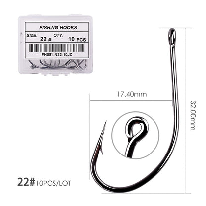 50pcs/10pcs/Box Treble Fishing Hooks - Hiccupzz