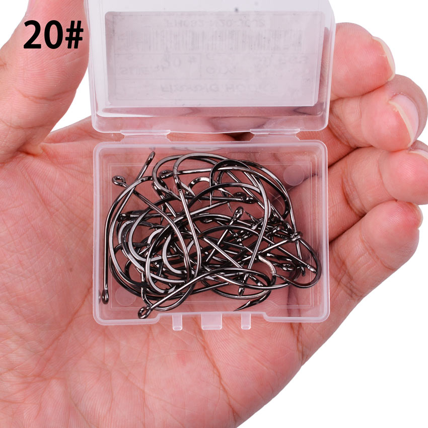 50pcs/10pcs/Box Treble Fishing Hooks