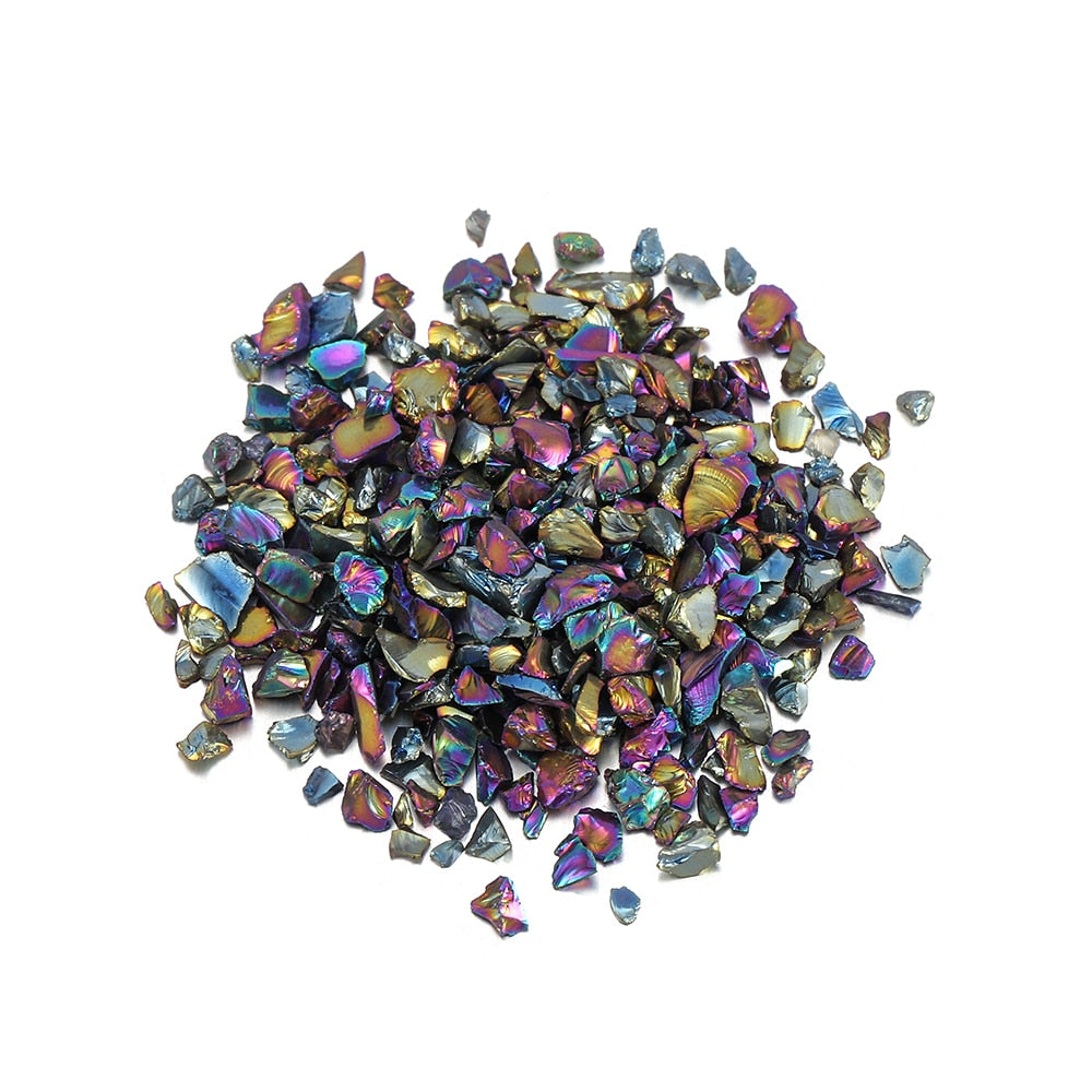 20g/lot Multi-color Mixing Nail Art Crushed Glass Nail Stones