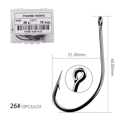 50pcs/10pcs/Box Treble Fishing Hooks - Hiccupzz