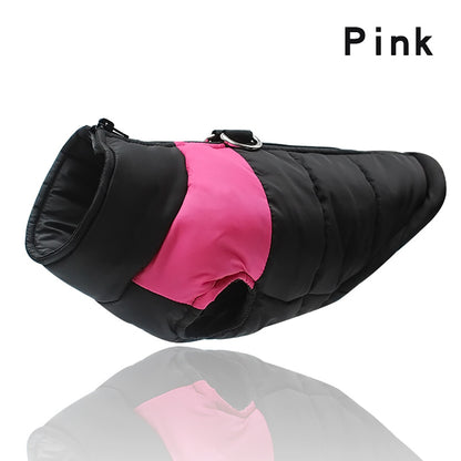 Waterproof Dog Clothes Zipper Jacket Coat For Small Medium Large Dogs Winter Warm Pet Clothing for Dog Costume Vest Apparel - Hiccupzz