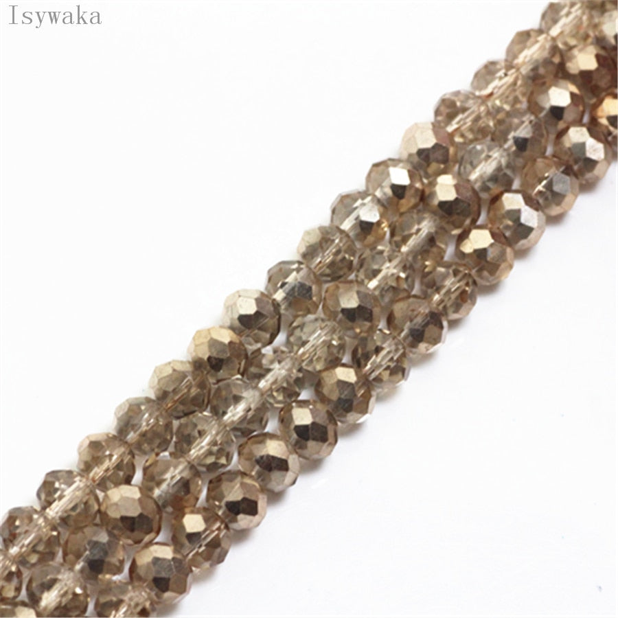 Multicolor 3*4mm,4*6mm,6*8mm Austria faceted Crystal Glass Beads for Jewelry Making