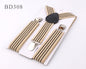 New Adjustable Kids Suspenders Elastic Striped Suspender Candy Color Children Braces Wedding Accessories Girls Boys Straps - Hiccupzz