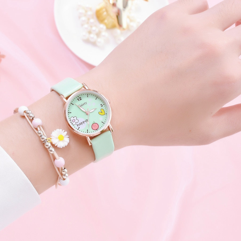 Pink cute Watches For Girls