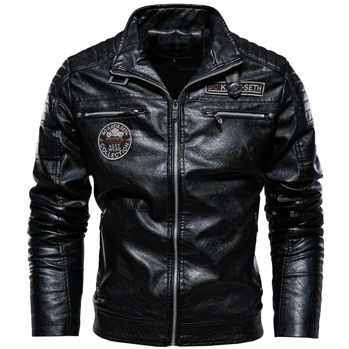 Winter Leather Jacket Men