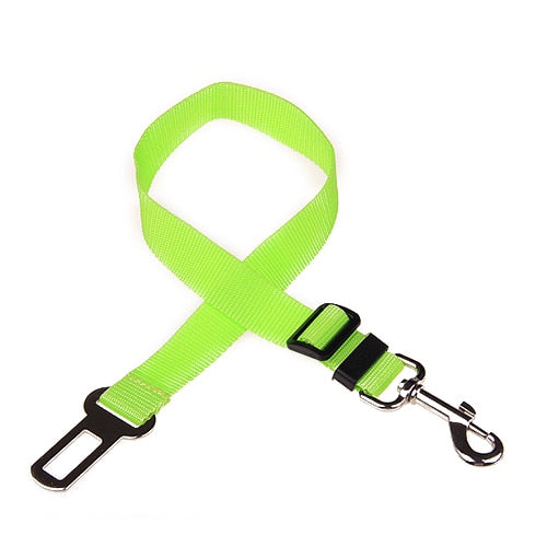 Adjustable Pet Dog Cat Car Seat Belt for Dogs Harness Leash Small Medium Travel Clip French Bulldog Dog Accessories Supplies