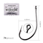 50pcs/10pcs/Box Treble Fishing Hooks - Hiccupzz
