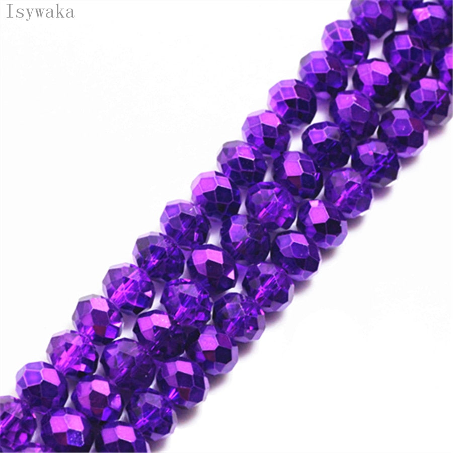 Multicolor 3*4mm,4*6mm,6*8mm Austria faceted Crystal Glass Beads for Jewelry Making