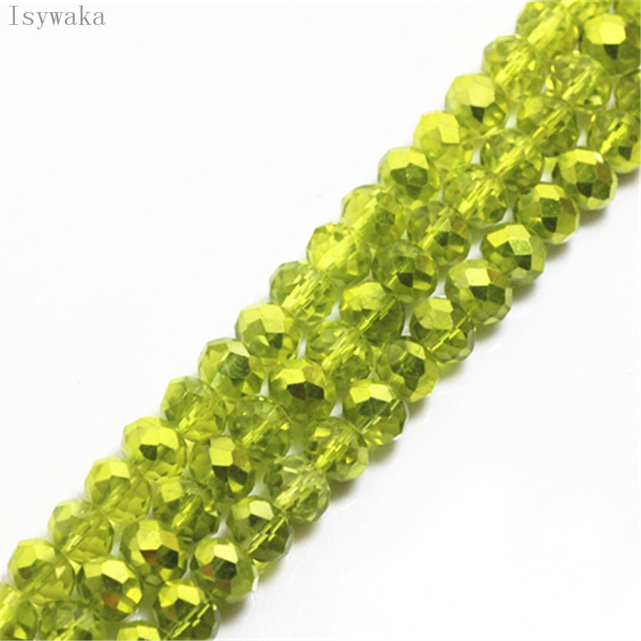 Multicolor 3*4mm,4*6mm,6*8mm Austria faceted Crystal Glass Beads for Jewelry Making