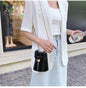Crocodile Pattern Small Bucket Crossbody Bag for Women - Hiccupzz