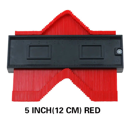 Profile Contour Gauge line Copier Ruler Cutting template Construction Woodworking Measuring instrument ceramic Tiling tiles tool - Hiccupzz